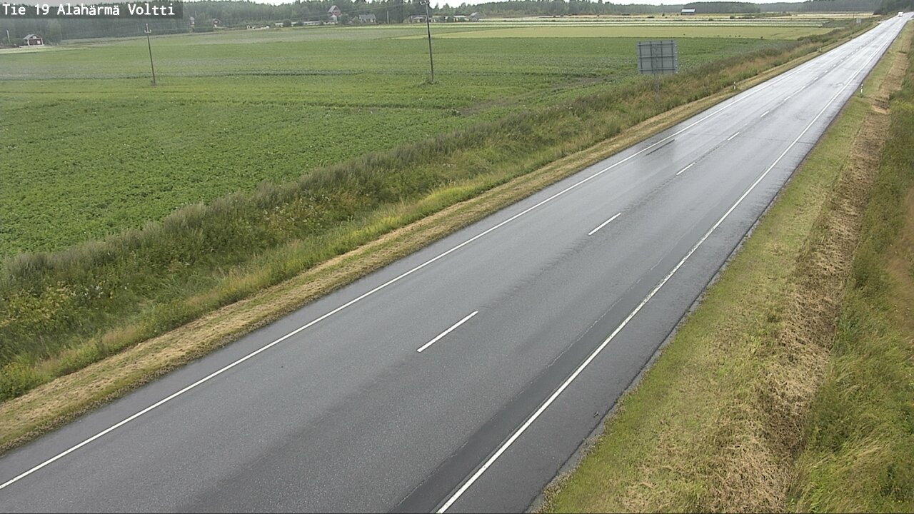 Weather Camera Image Väg 19 Alahärmä, Voltti, Kauhava, Etelä-Pohjanmaa