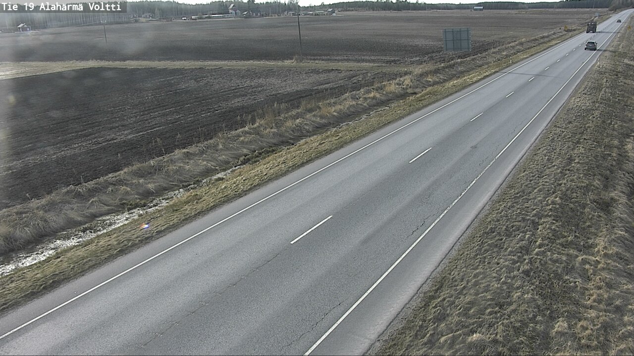 Weather Camera Image Väg 19 Alahärmä, Voltti, Kauhava, Etelä-Pohjanmaa