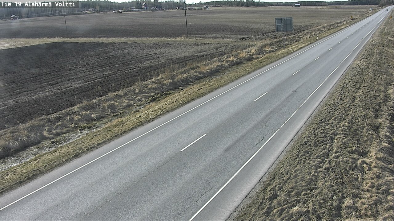 Weather Camera Image Väg 19 Alahärmä, Voltti, Kauhava, Etelä-Pohjanmaa