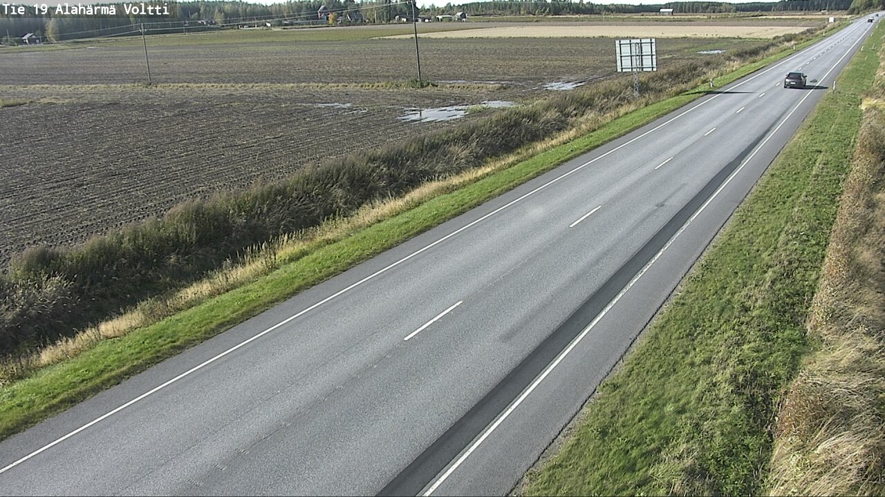 Weather Camera Image Road 19 Alahärmä, Voltti, Kauhava, Etelä-Pohjanmaa