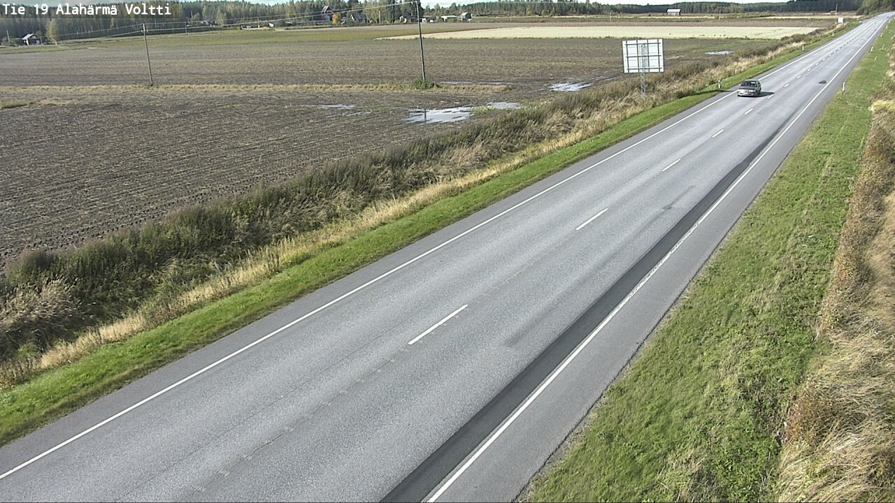 Weather Camera Image Road 19 Alahärmä, Voltti, Kauhava, Etelä-Pohjanmaa