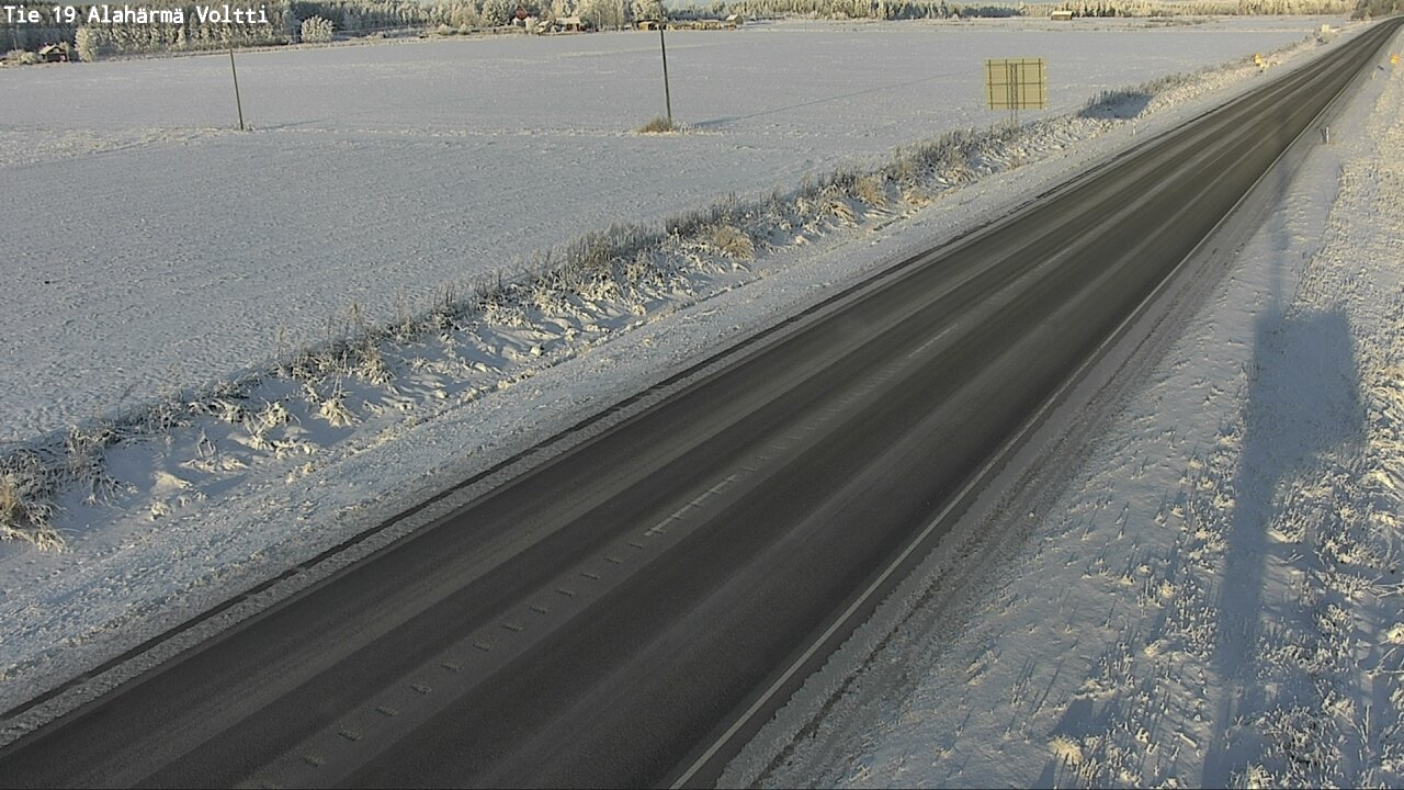 Weather Camera Image Väg 19 Alahärmä, Voltti, Kauhava, Etelä-Pohjanmaa