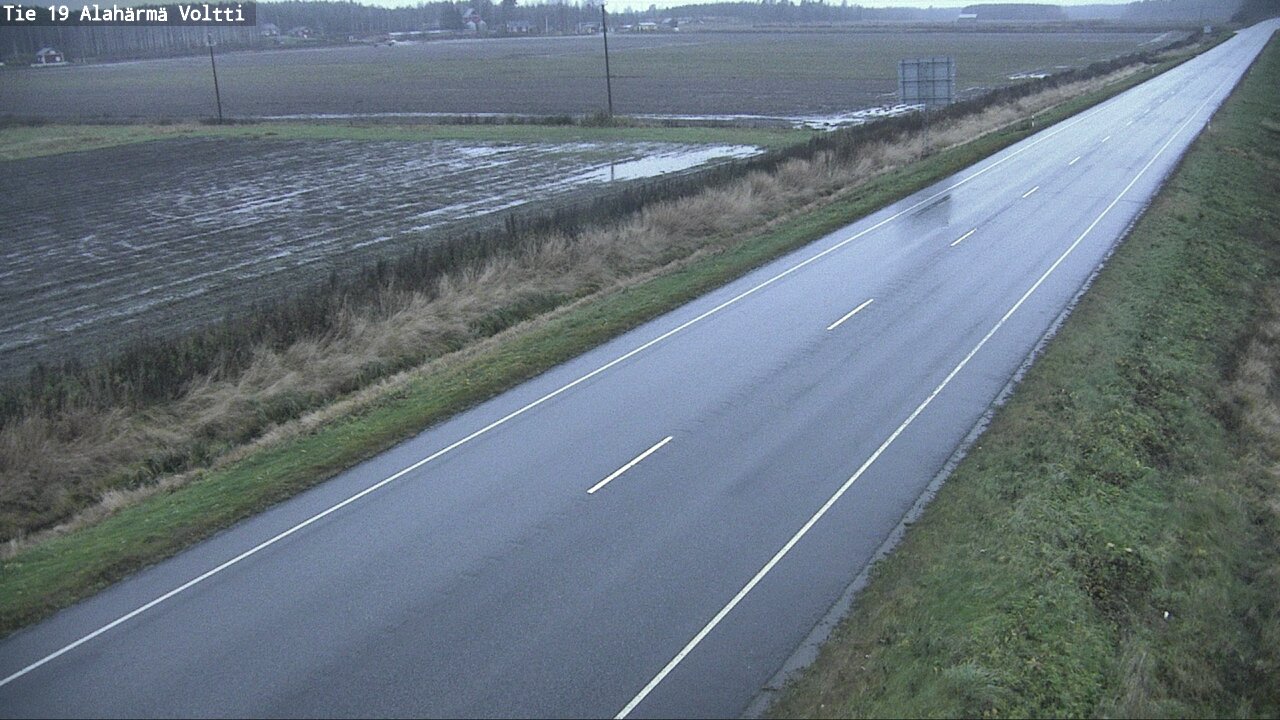 Weather Camera Image Väg 19 Alahärmä, Voltti, Kauhava, Etelä-Pohjanmaa
