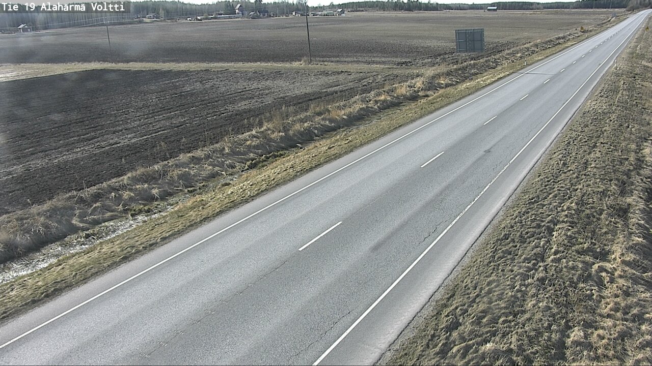 Weather Camera Image Väg 19 Alahärmä, Voltti, Kauhava, Etelä-Pohjanmaa