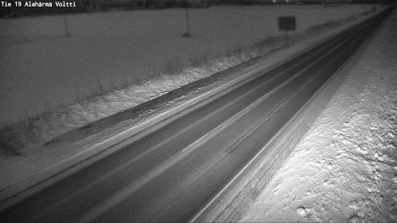 Weather Camera Image Väg 19 Alahärmä, Voltti, Kauhava, Etelä-Pohjanmaa