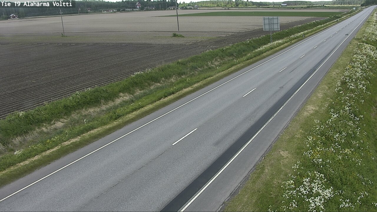 Weather Camera Image Väg 19 Alahärmä, Voltti, Kauhava, Etelä-Pohjanmaa