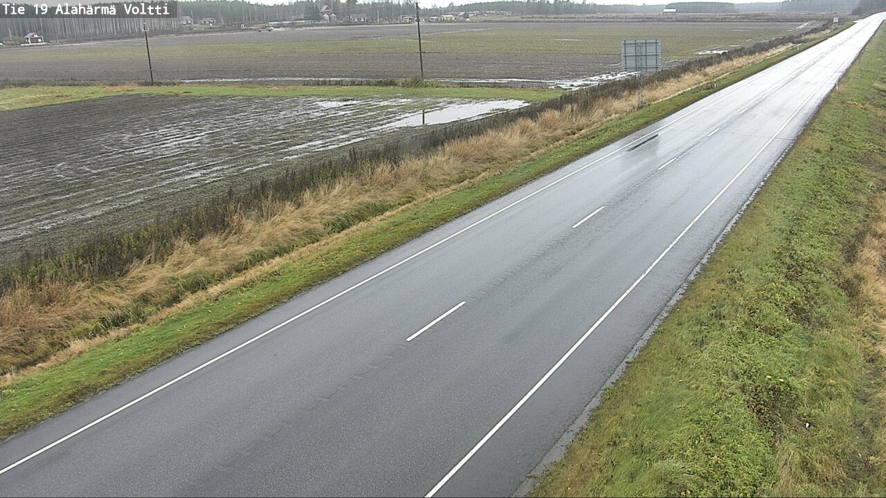 Weather Camera Image Väg 19 Alahärmä, Voltti, Kauhava, Etelä-Pohjanmaa