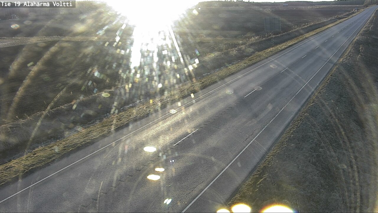 Weather Camera Image Väg 19 Alahärmä, Voltti, Kauhava, Etelä-Pohjanmaa