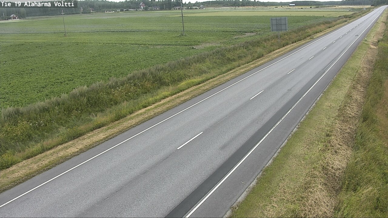 Weather Camera Image Väg 19 Alahärmä, Voltti, Kauhava, Etelä-Pohjanmaa