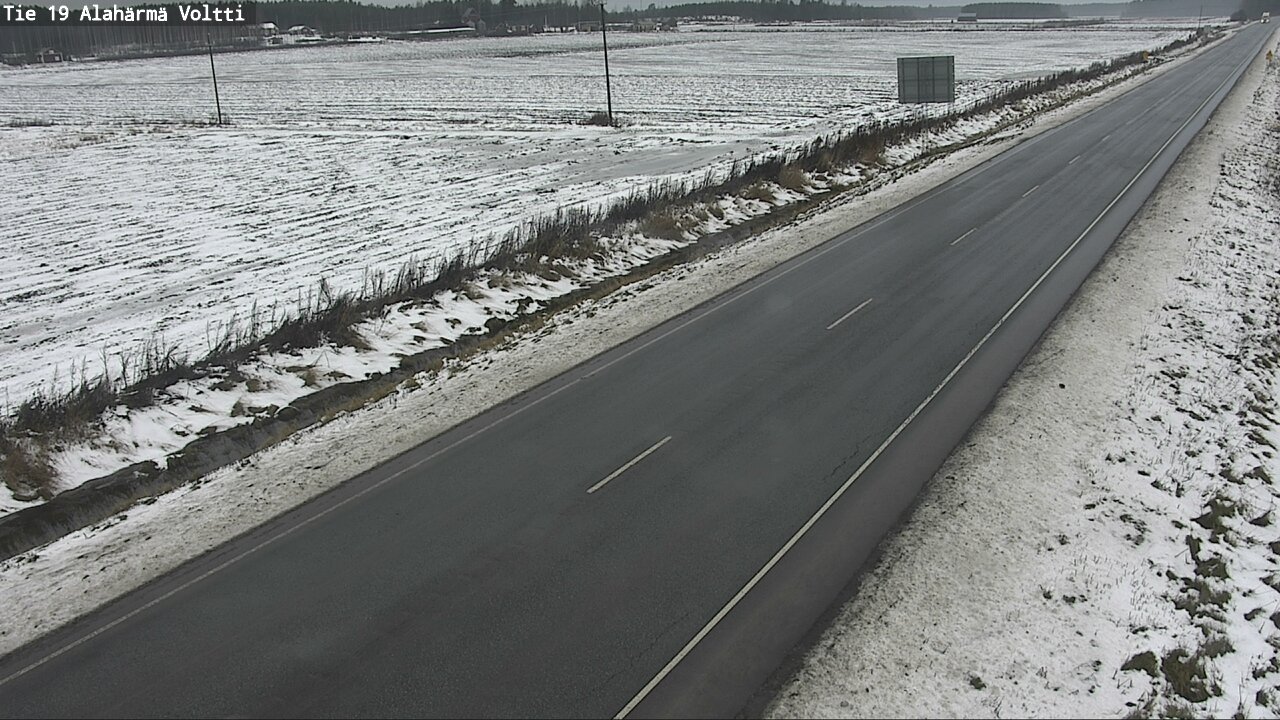 Weather Camera Image Road 19 Alahärmä, Voltti, Kauhava, Etelä-Pohjanmaa