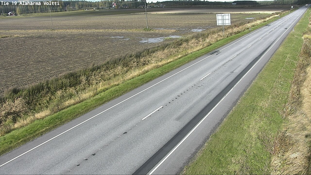 Weather Camera Image Road 19 Alahärmä, Voltti, Kauhava, Etelä-Pohjanmaa