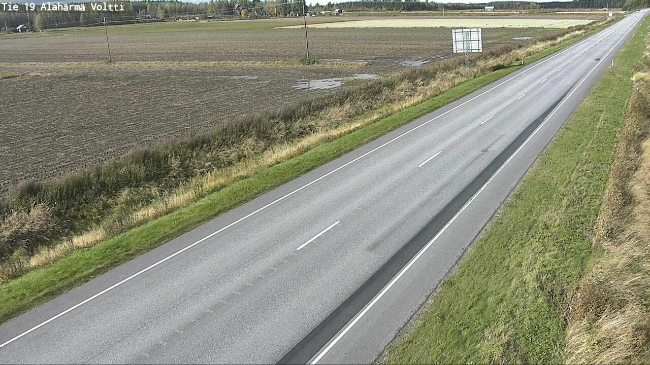 Weather Camera Image Road 19 Alahärmä, Voltti, Kauhava, Etelä-Pohjanmaa