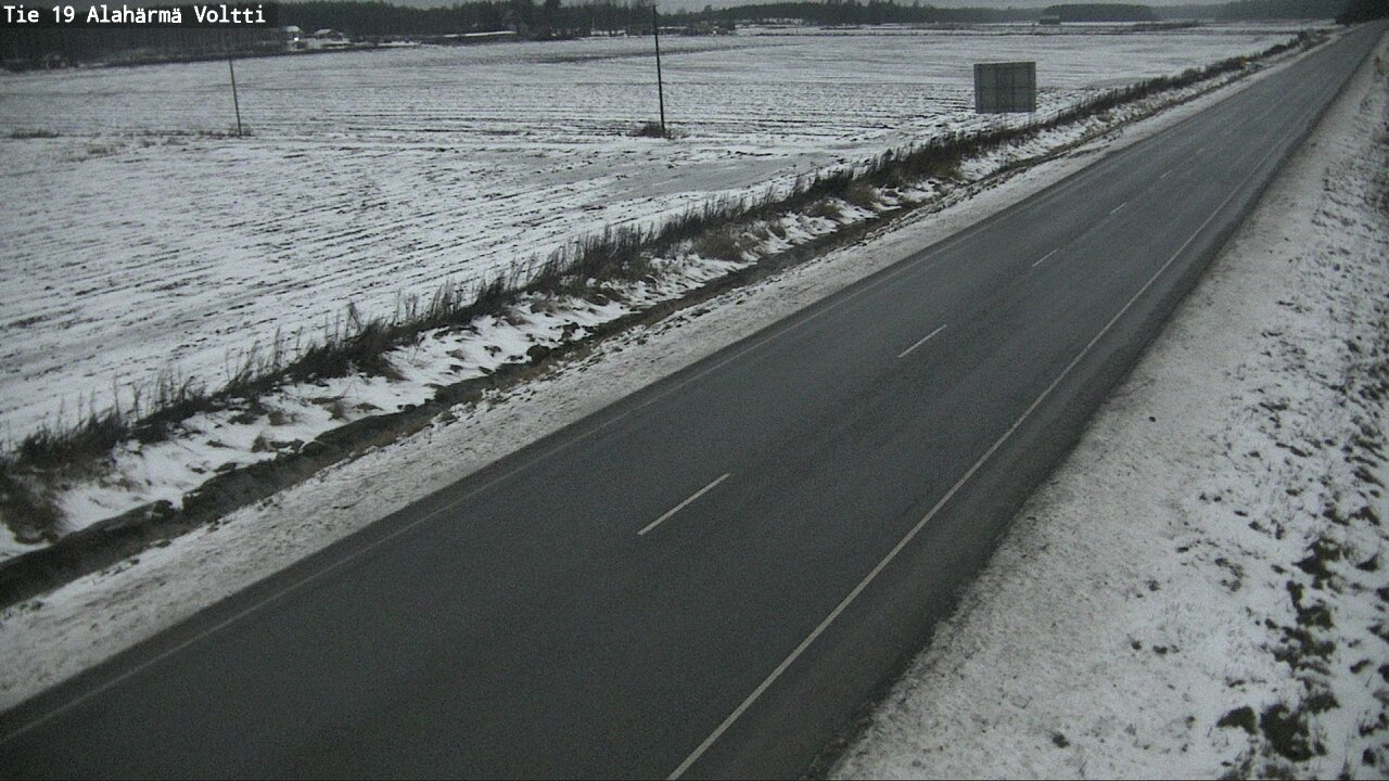 Weather Camera Image Road 19 Alahärmä, Voltti, Kauhava, Etelä-Pohjanmaa