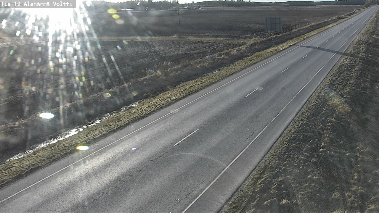 Weather Camera Image Väg 19 Alahärmä, Voltti, Kauhava, Etelä-Pohjanmaa