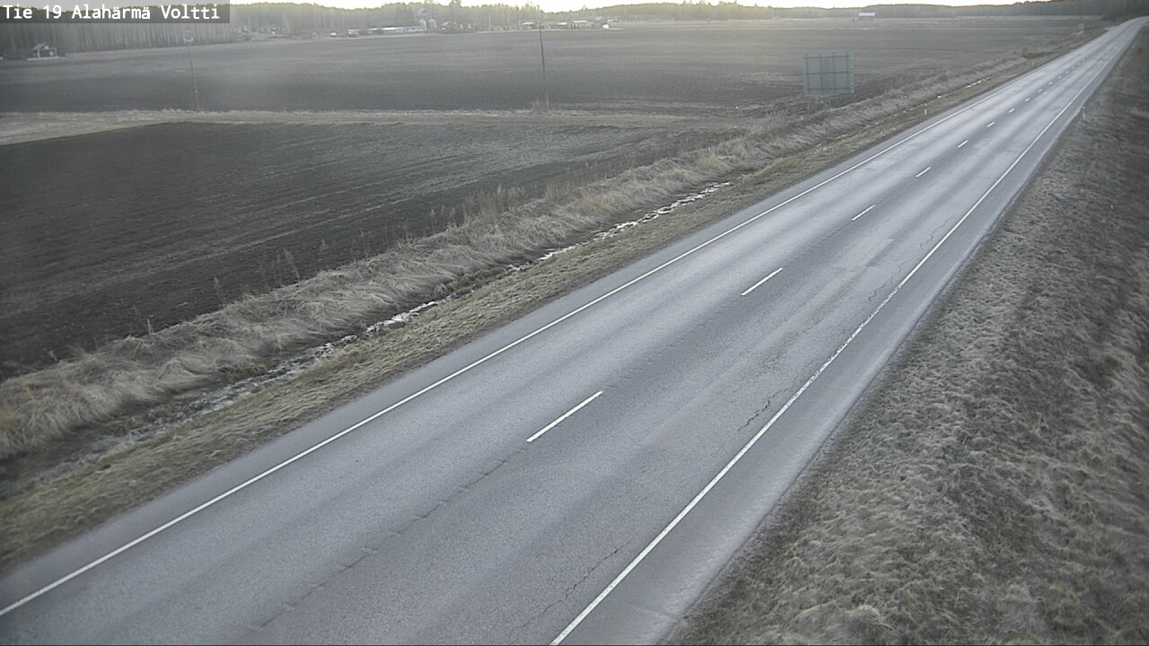 Weather Camera Image Väg 19 Alahärmä, Voltti, Kauhava, Etelä-Pohjanmaa