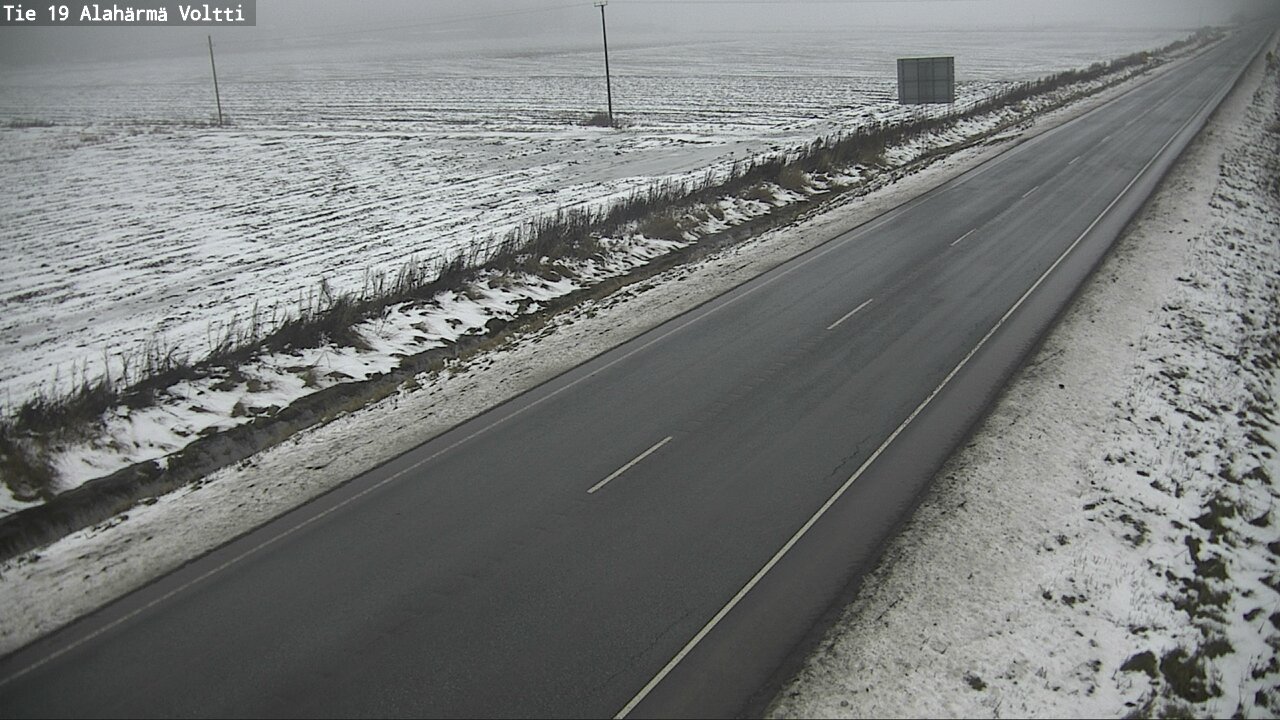 Weather Camera Image Road 19 Alahärmä, Voltti, Kauhava, Etelä-Pohjanmaa