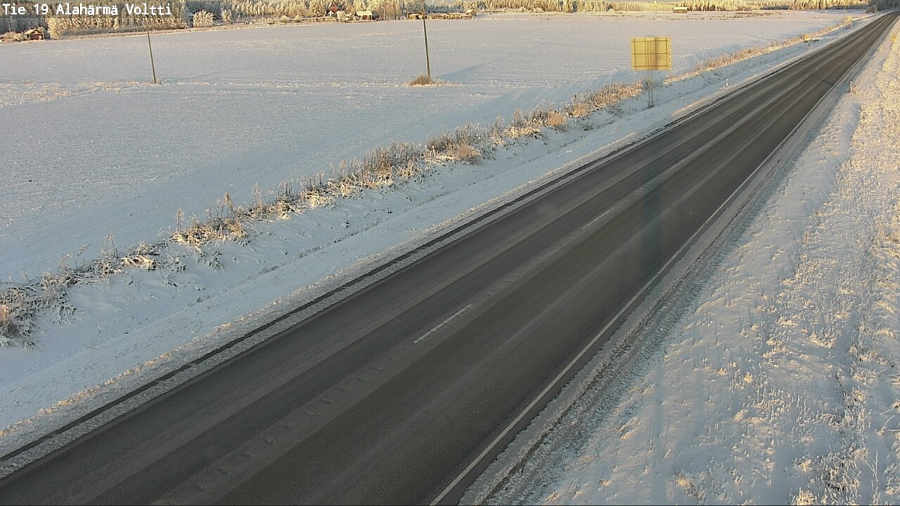 Weather Camera Image Väg 19 Alahärmä, Voltti, Kauhava, Etelä-Pohjanmaa