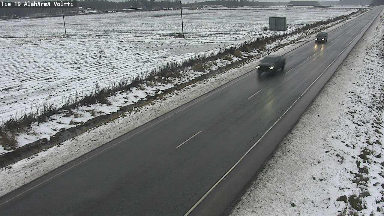 Weather Camera Image Road 19 Alahärmä, Voltti, Kauhava, Etelä-Pohjanmaa