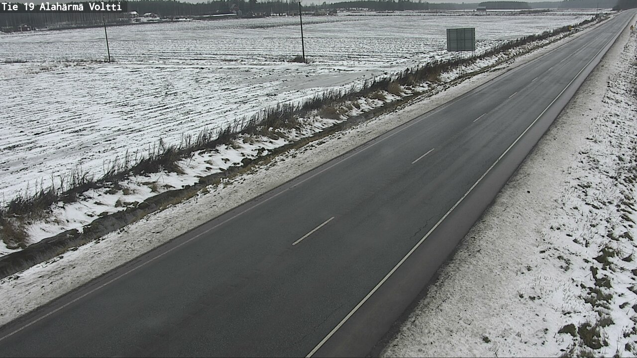 Weather Camera Image Road 19 Alahärmä, Voltti, Kauhava, Etelä-Pohjanmaa