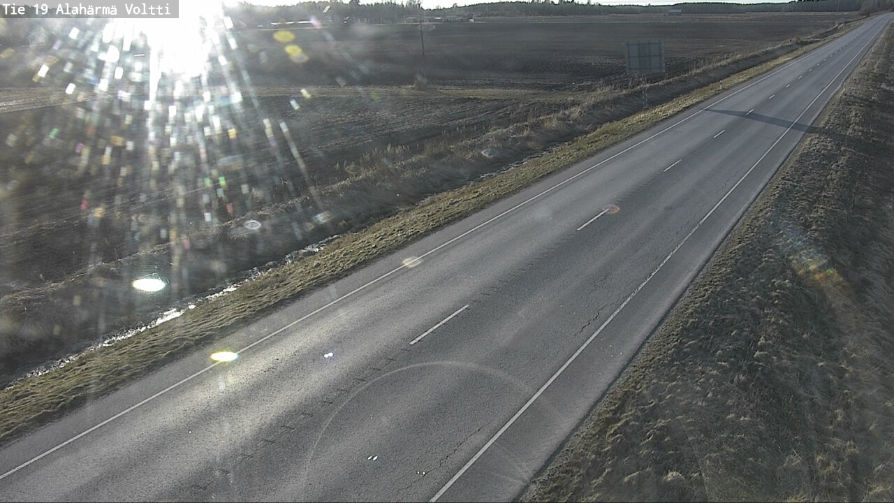 Weather Camera Image Väg 19 Alahärmä, Voltti, Kauhava, Etelä-Pohjanmaa