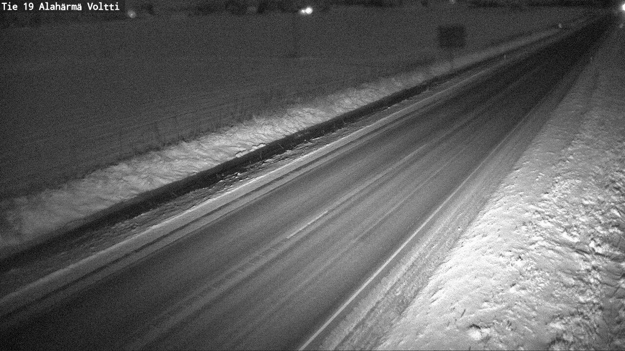 Weather Camera Image Väg 19 Alahärmä, Voltti, Kauhava, Etelä-Pohjanmaa
