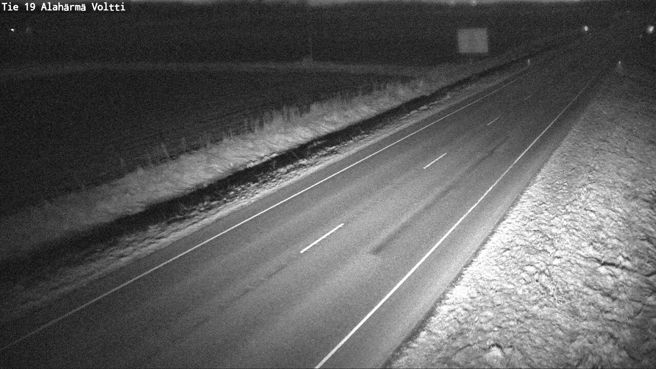 Weather Camera Image Väg 19 Alahärmä, Voltti, Kauhava, Etelä-Pohjanmaa