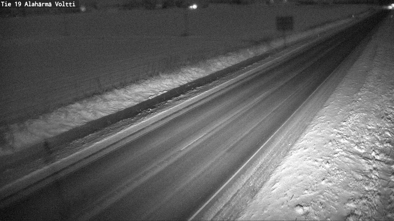 Weather Camera Image Väg 19 Alahärmä, Voltti, Kauhava, Etelä-Pohjanmaa