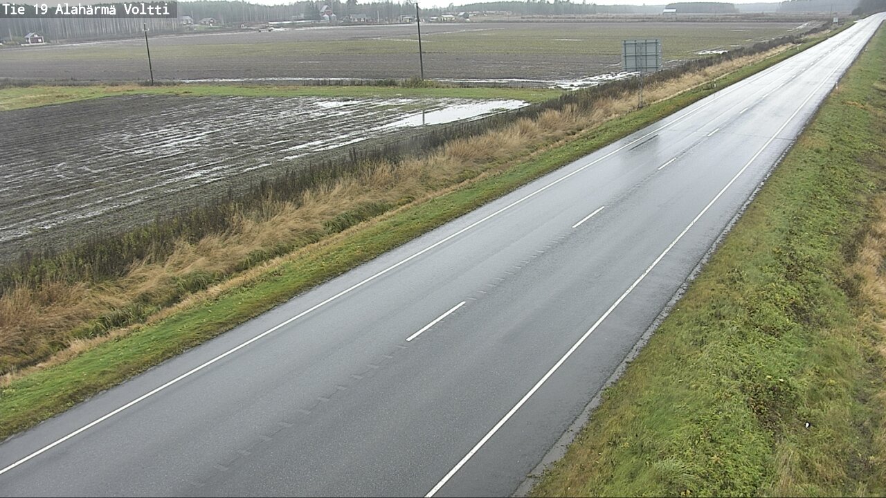 Weather Camera Image Väg 19 Alahärmä, Voltti, Kauhava, Etelä-Pohjanmaa