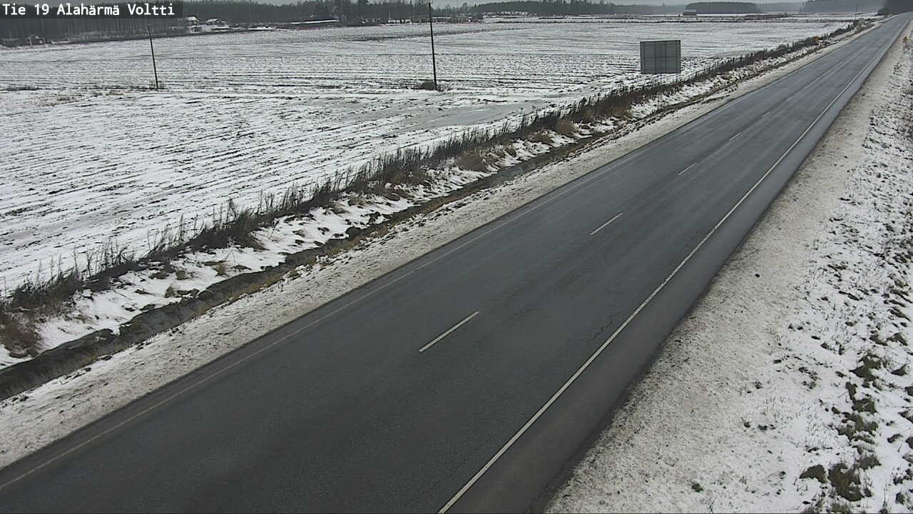 Weather Camera Image Road 19 Alahärmä, Voltti, Kauhava, Etelä-Pohjanmaa