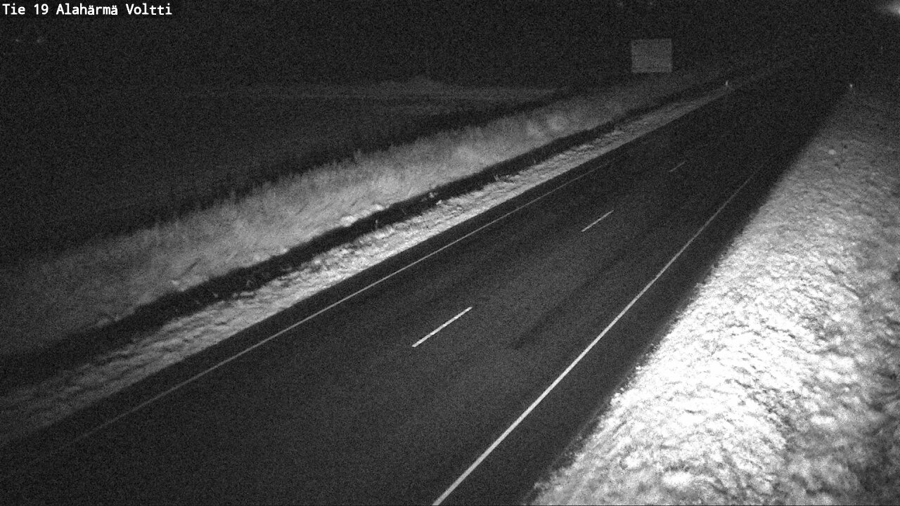 Weather Camera Image Väg 19 Alahärmä, Voltti, Kauhava, Etelä-Pohjanmaa