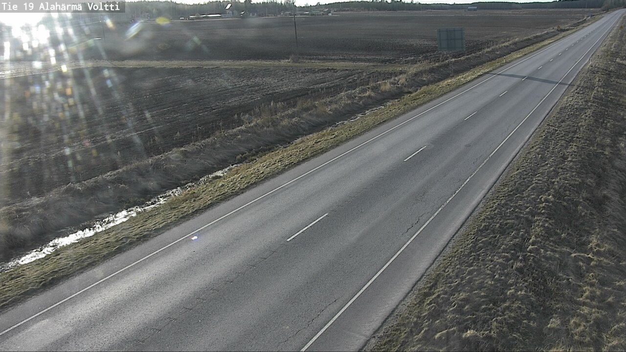 Weather Camera Image Väg 19 Alahärmä, Voltti, Kauhava, Etelä-Pohjanmaa