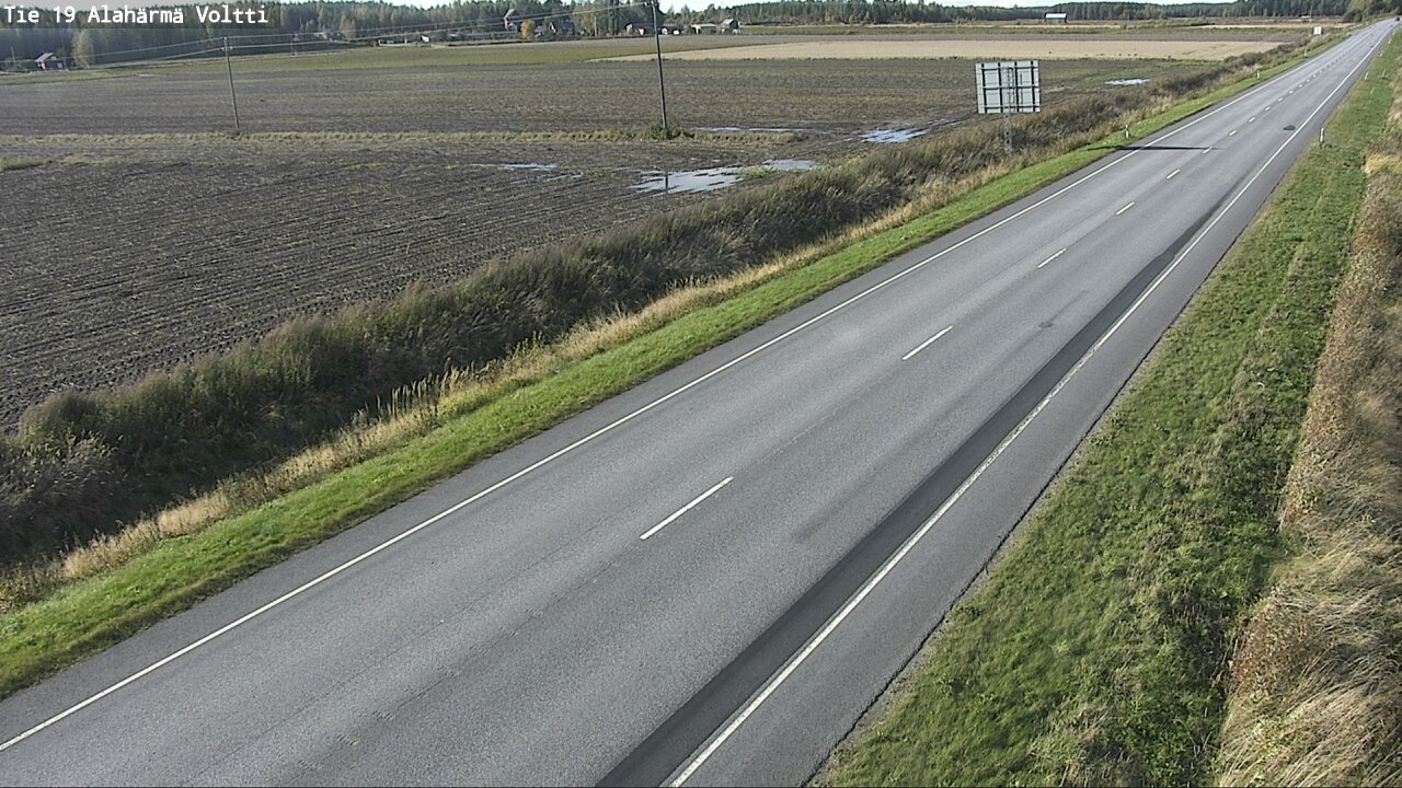 Weather Camera Image Road 19 Alahärmä, Voltti, Kauhava, Etelä-Pohjanmaa