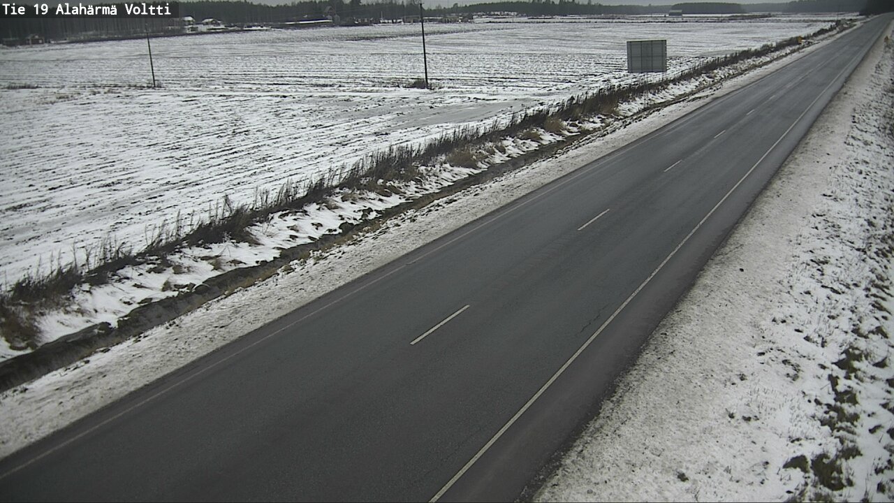 Weather Camera Image Road 19 Alahärmä, Voltti, Kauhava, Etelä-Pohjanmaa