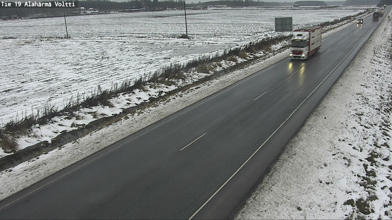 Weather Camera Image Road 19 Alahärmä, Voltti, Kauhava, Etelä-Pohjanmaa