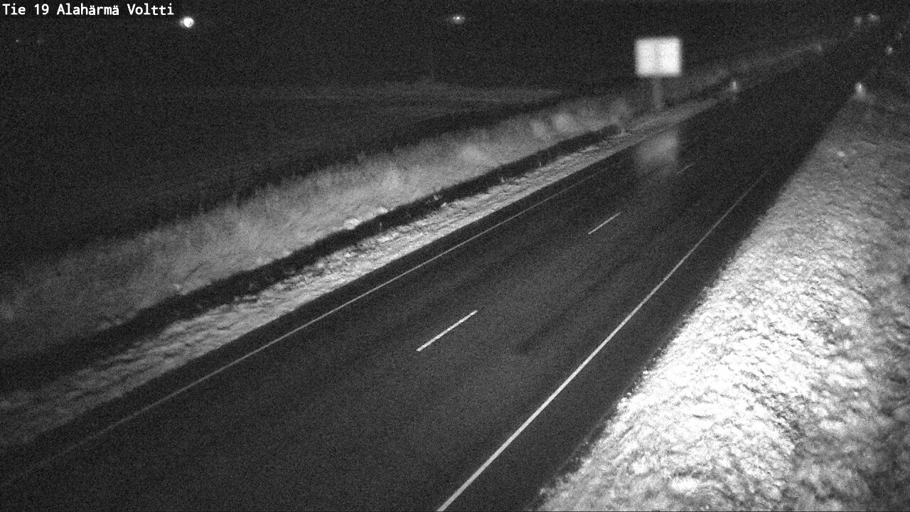 Weather Camera Image Väg 19 Alahärmä, Voltti, Kauhava, Etelä-Pohjanmaa