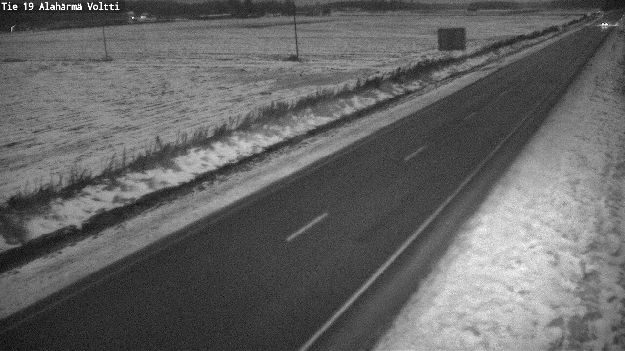 Weather Camera Image Road 19 Alahärmä, Voltti, Kauhava, Etelä-Pohjanmaa