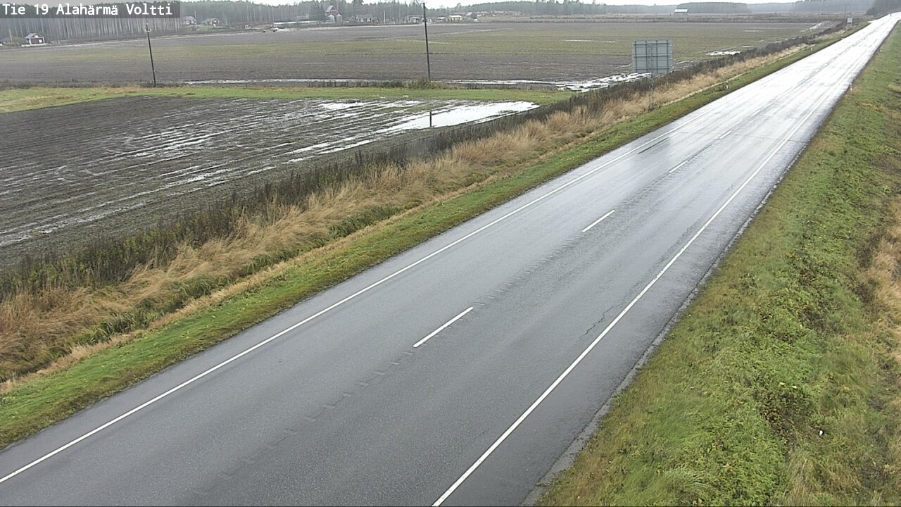 Weather Camera Image Väg 19 Alahärmä, Voltti, Kauhava, Etelä-Pohjanmaa