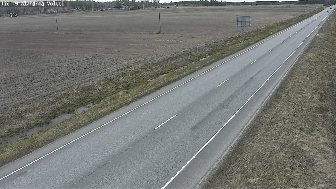 Weather Camera Image Väg 19 Alahärmä, Voltti, Kauhava, Etelä-Pohjanmaa