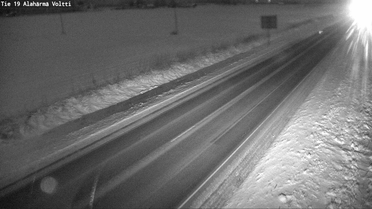 Weather Camera Image Väg 19 Alahärmä, Voltti, Kauhava, Etelä-Pohjanmaa