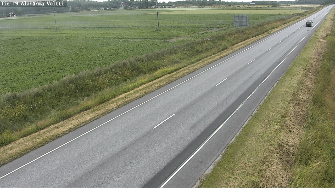 Weather Camera Image Väg 19 Alahärmä, Voltti, Kauhava, Etelä-Pohjanmaa
