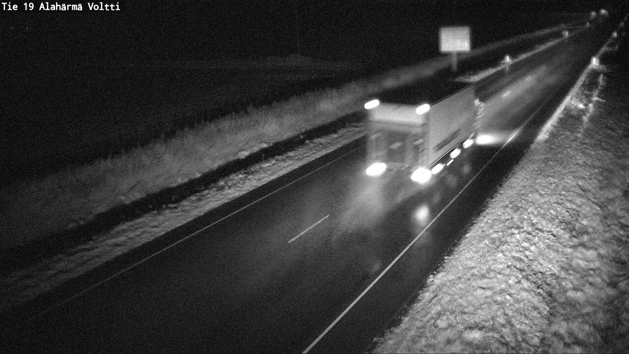 Weather Camera Image Väg 19 Alahärmä, Voltti, Kauhava, Etelä-Pohjanmaa