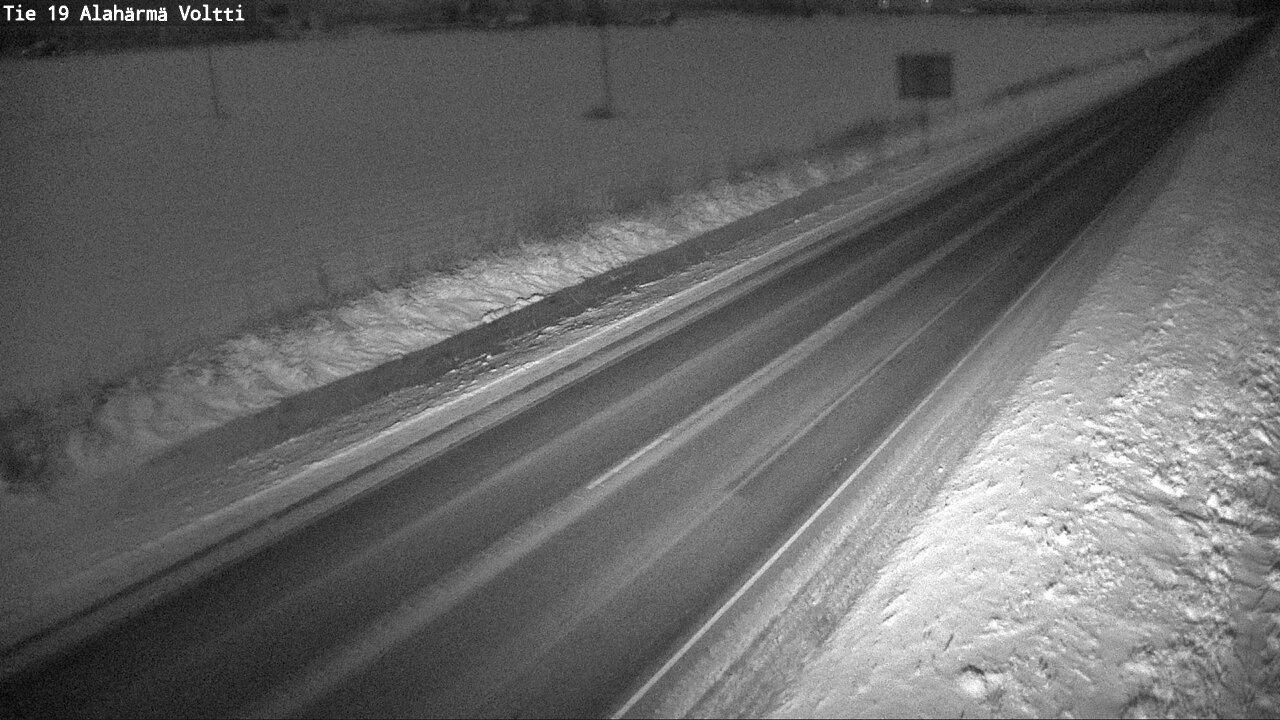 Weather Camera Image Väg 19 Alahärmä, Voltti, Kauhava, Etelä-Pohjanmaa