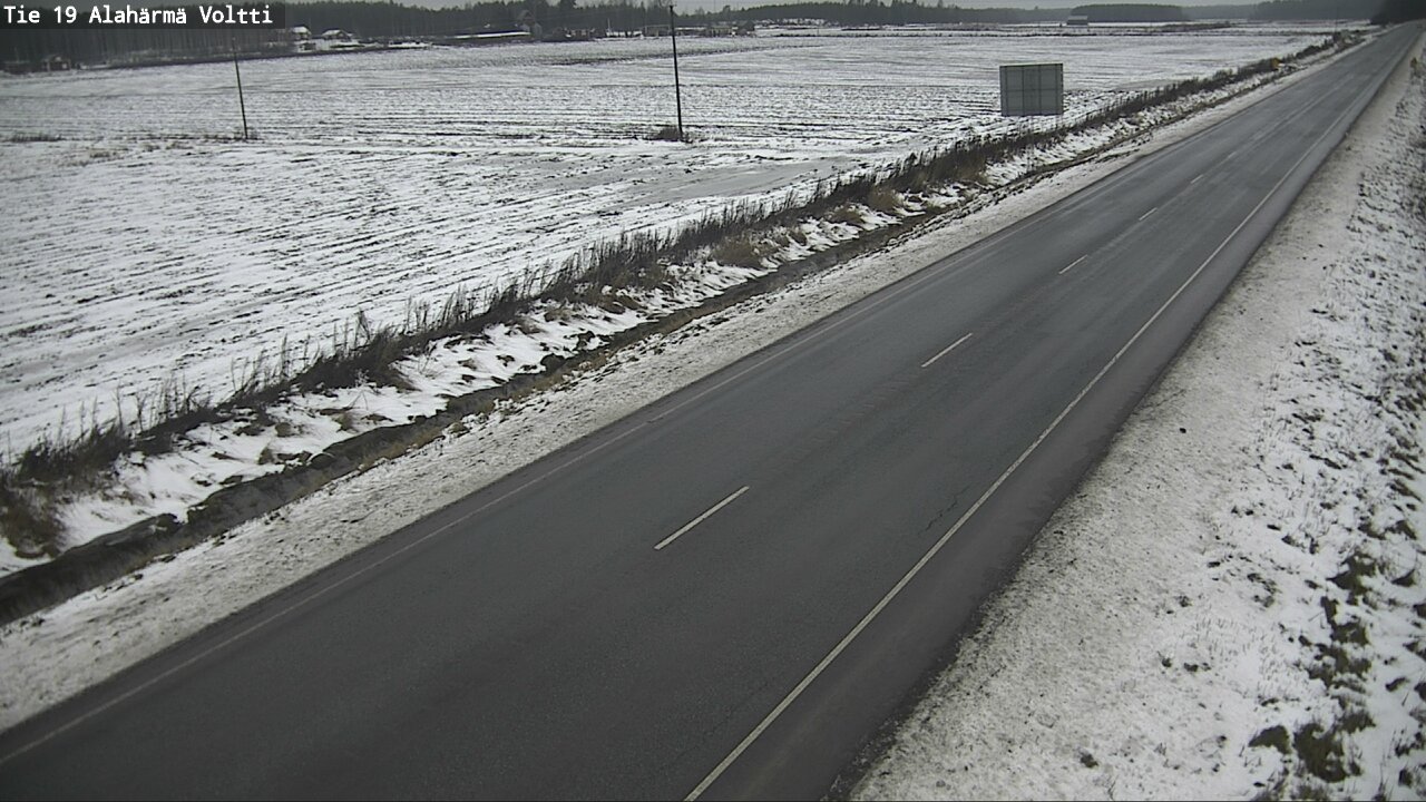 Weather Camera Image Road 19 Alahärmä, Voltti, Kauhava, Etelä-Pohjanmaa