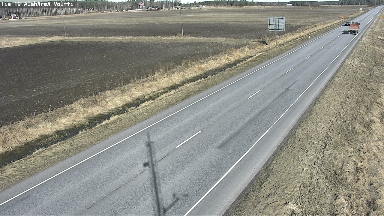 Weather Camera Image Väg 19 Alahärmä, Voltti, Kauhava, Etelä-Pohjanmaa