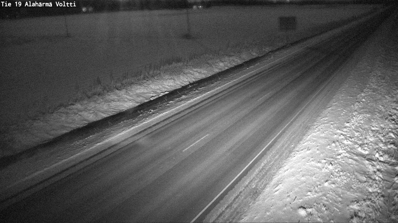 Weather Camera Image Väg 19 Alahärmä, Voltti, Kauhava, Etelä-Pohjanmaa