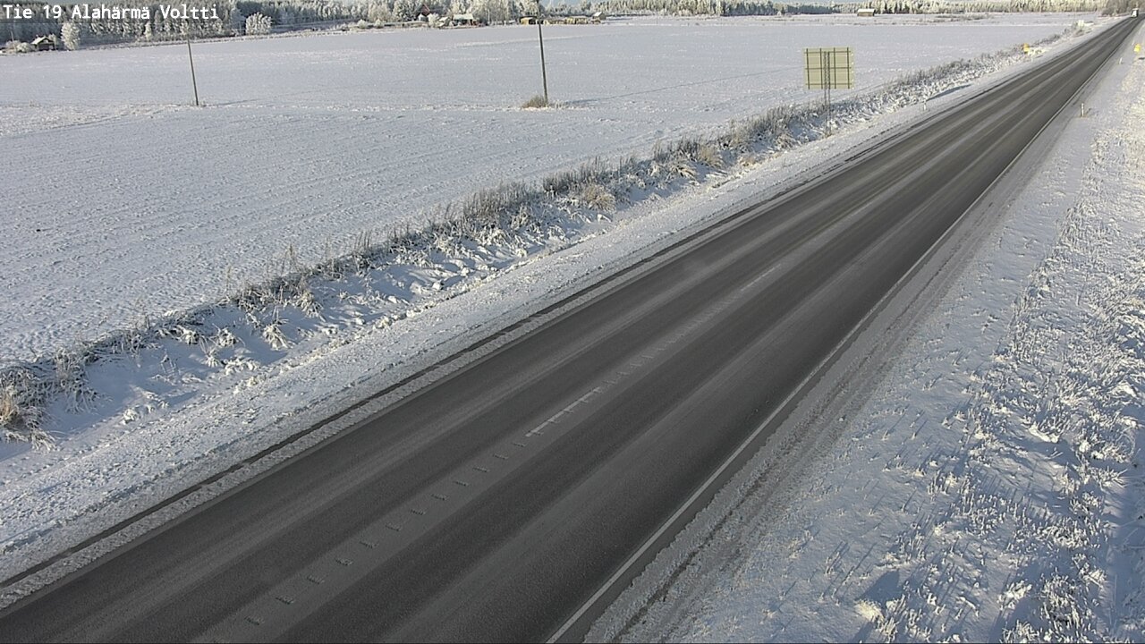 Weather Camera Image Väg 19 Alahärmä, Voltti, Kauhava, Etelä-Pohjanmaa