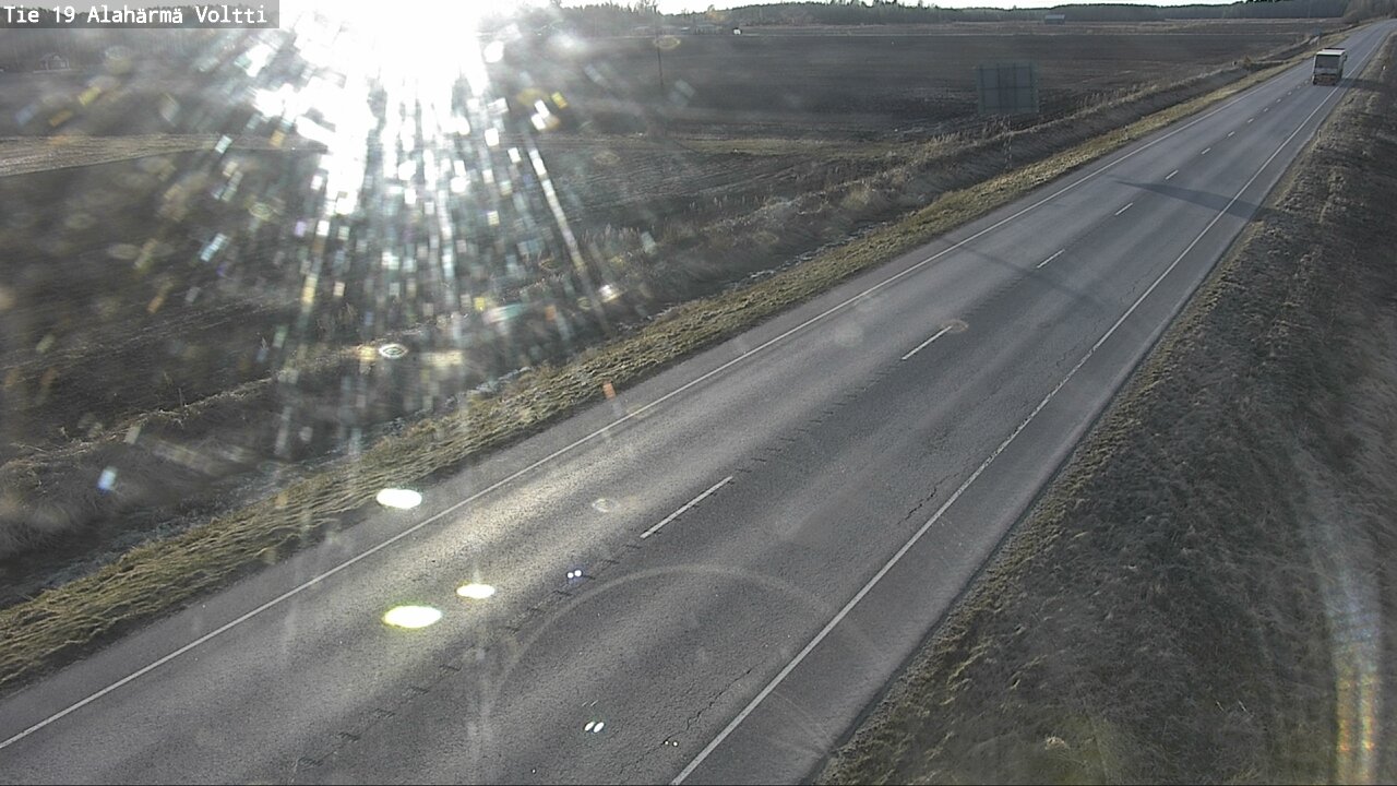 Weather Camera Image Väg 19 Alahärmä, Voltti, Kauhava, Etelä-Pohjanmaa