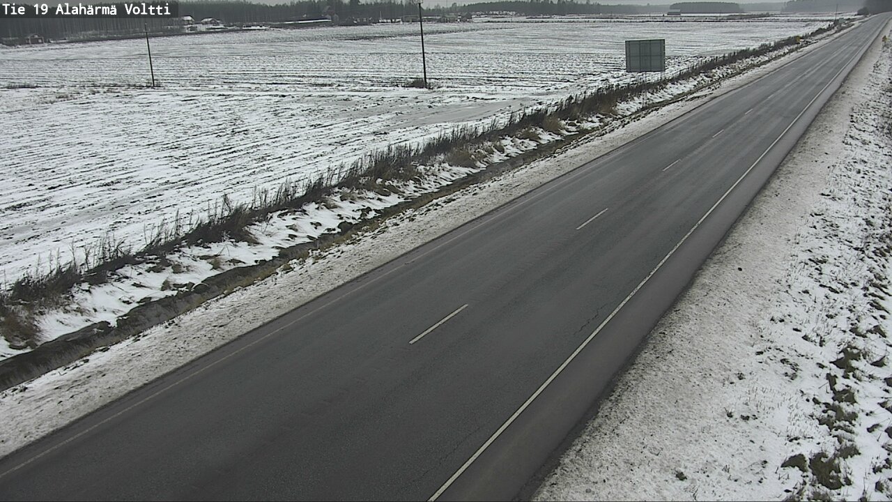 Weather Camera Image Road 19 Alahärmä, Voltti, Kauhava, Etelä-Pohjanmaa