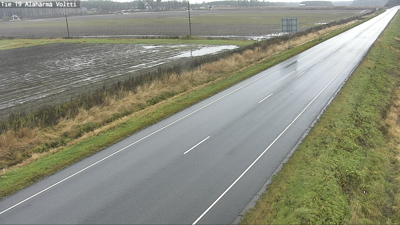 Weather Camera Image Väg 19 Alahärmä, Voltti, Kauhava, Etelä-Pohjanmaa