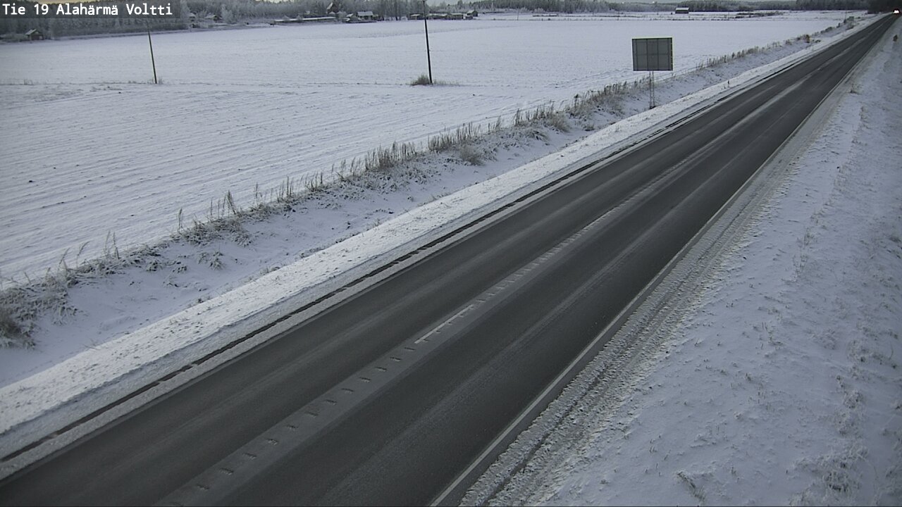 Weather Camera Image Väg 19 Alahärmä, Voltti, Kauhava, Etelä-Pohjanmaa